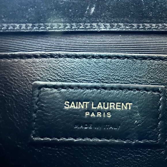 ENVELOPE MEDIUM CHAIN BAG IN MIX MATELASSÉ SUEDE - Picture 6 of 15